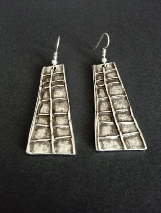 New geometric rectangular trapezoidal earrings-canovaniajewelry