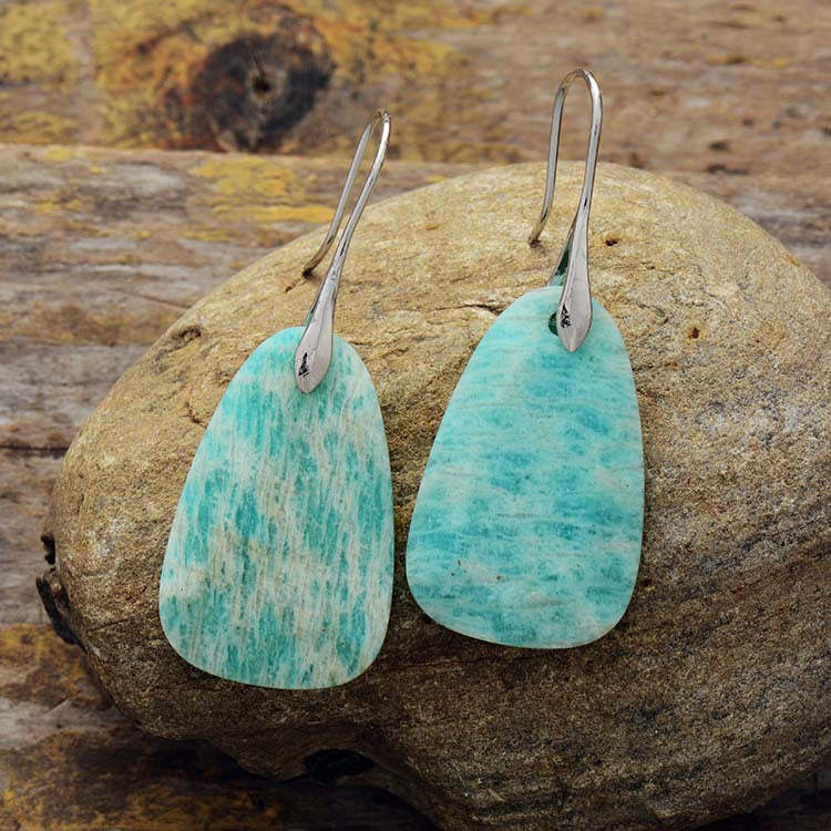 High-end Tianhe Stone Pendant earrings-canovaniajewelry