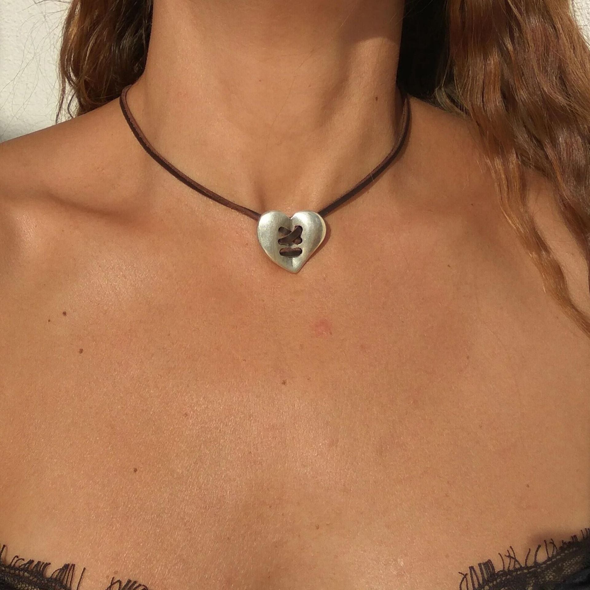 Bohemian Wax Rope Love Necklace-canovaniajewelry