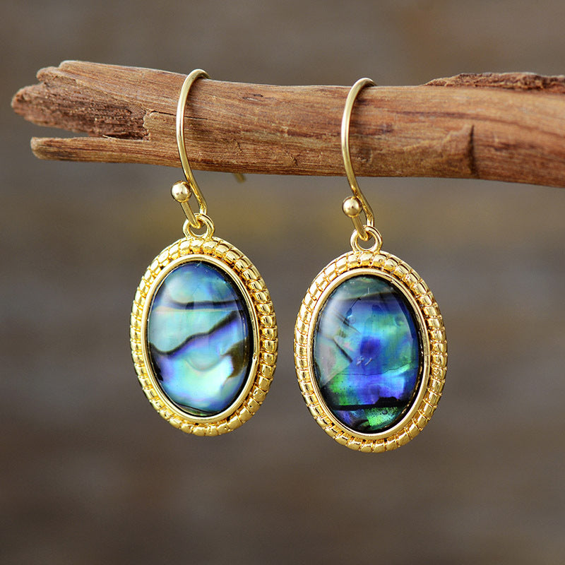 shell pendant earrings-canovaniajewelry