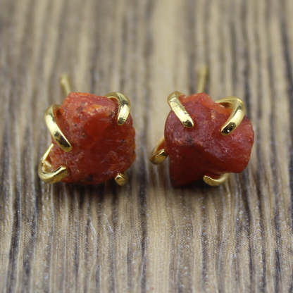 Irregular claw stone earrings-canovaniajewelry