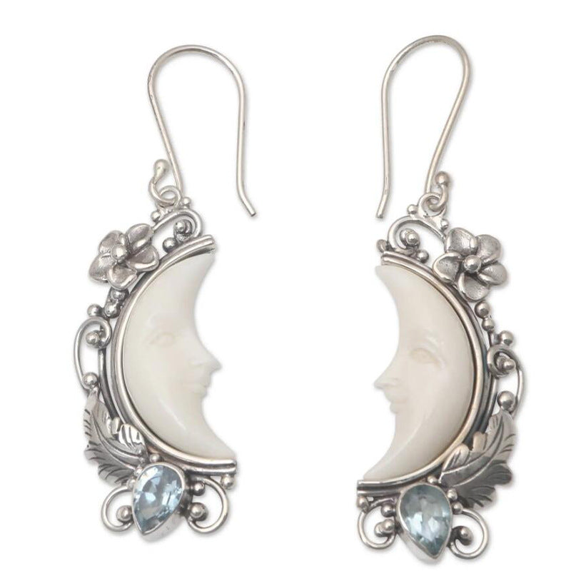 Retro Moon Face Earrings-canovaniajewelry
