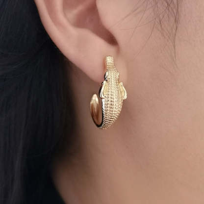Alligator alloy Earrings-canovaniajewelry