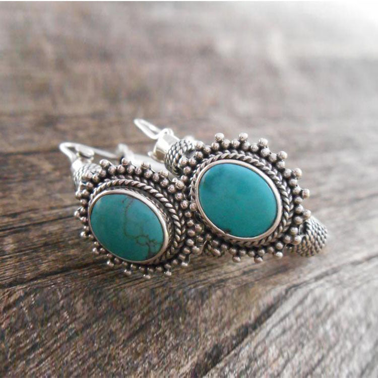VintageTurquoise Earrings-canovaniajewelry