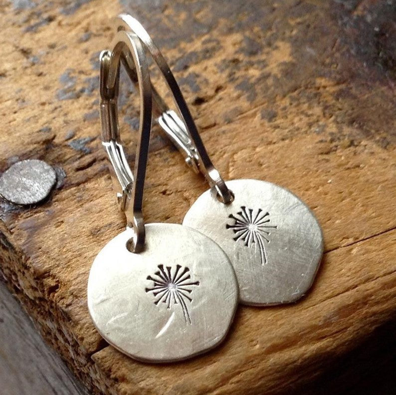 Vintage Dandelion Earrings-canovaniajewelry