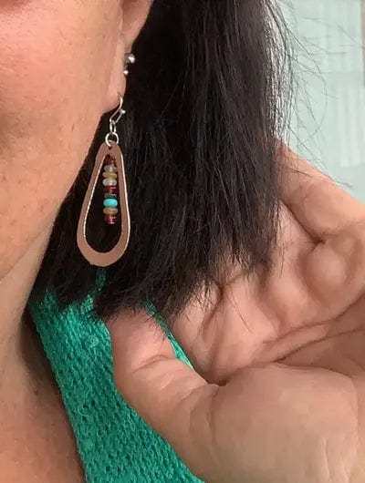 Boho Water Drop Shape Vintage Dangle Earrings-canovaniajewelry