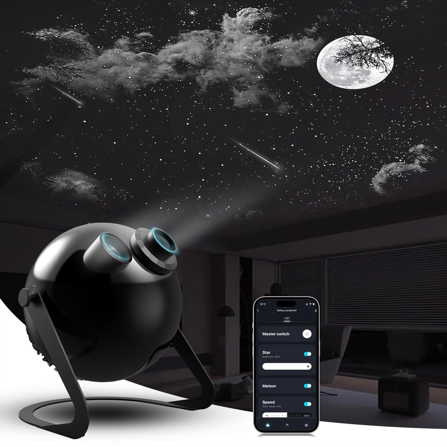 II Generation Pro Max 53W smart starry sky projector - 100㎡ coverage-Ktvhomes