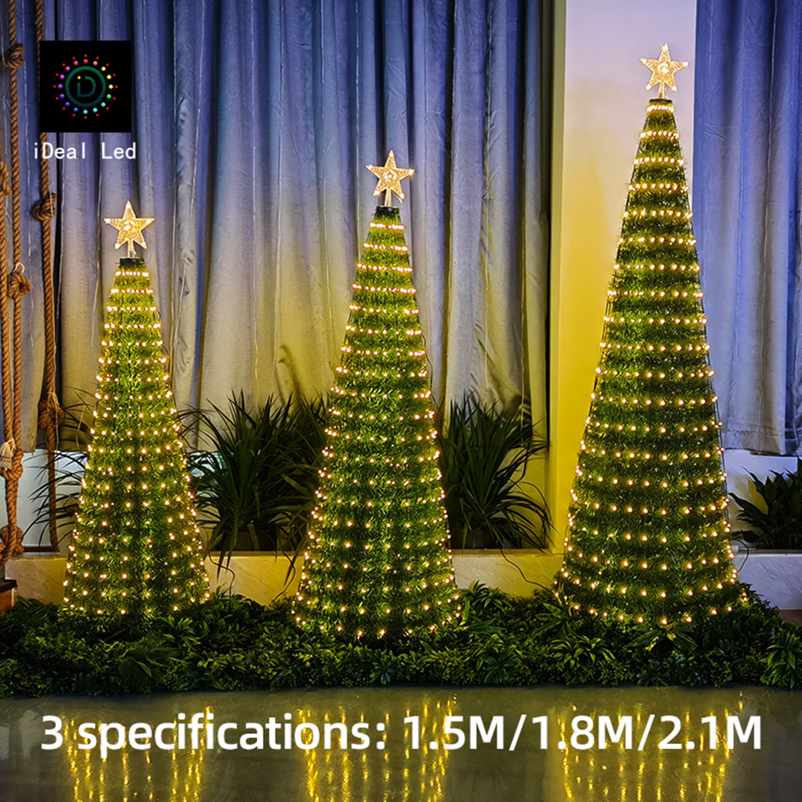 DIY Smart Christmas Tree Led Light Bluetooth APP Remote Control