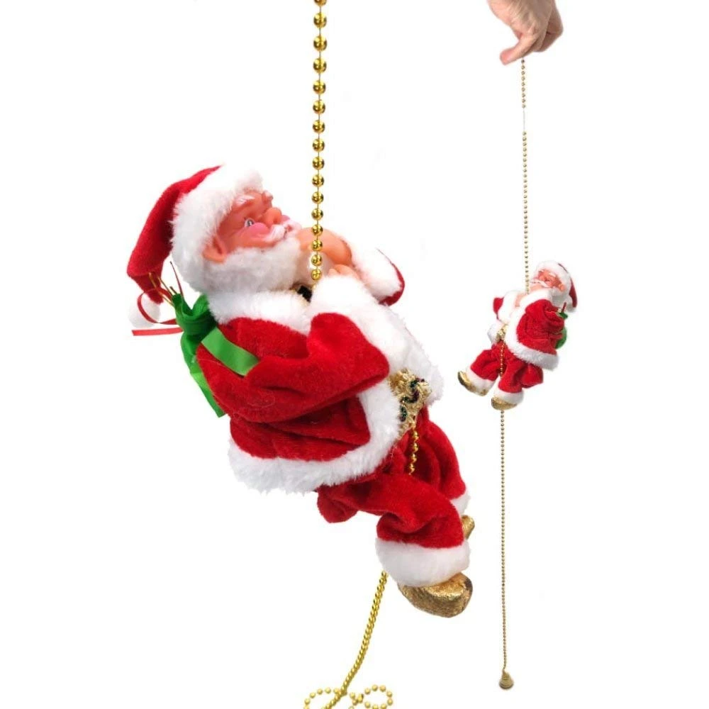 ( 🎉Ankstyvoji Kalėdų akcija - 50 % NUOLAIDA🎄 ) Kalėdų Senelio muzikinė laipiojimo virvė