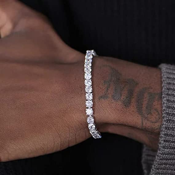 Swarovski - 🔥 Błyszcząca bransoletka Moissanite