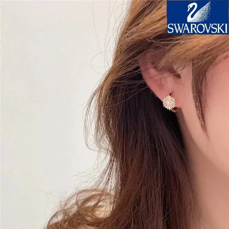 【Pirkite 1 ir gaukite 1 nemokamai】 Swarovski-❄ Prabangūs snaigės kubinio cirkonio auskarai moterims