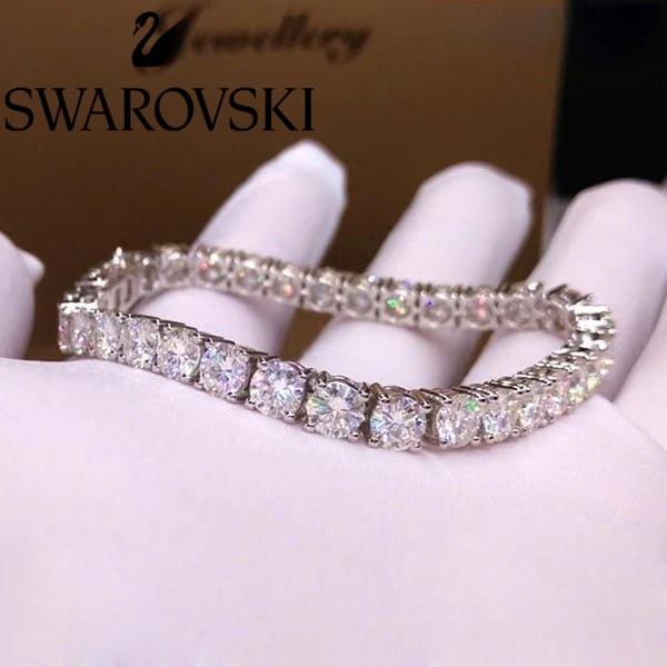Swarovski - 🔥 Błyszcząca bransoletka Moissanite