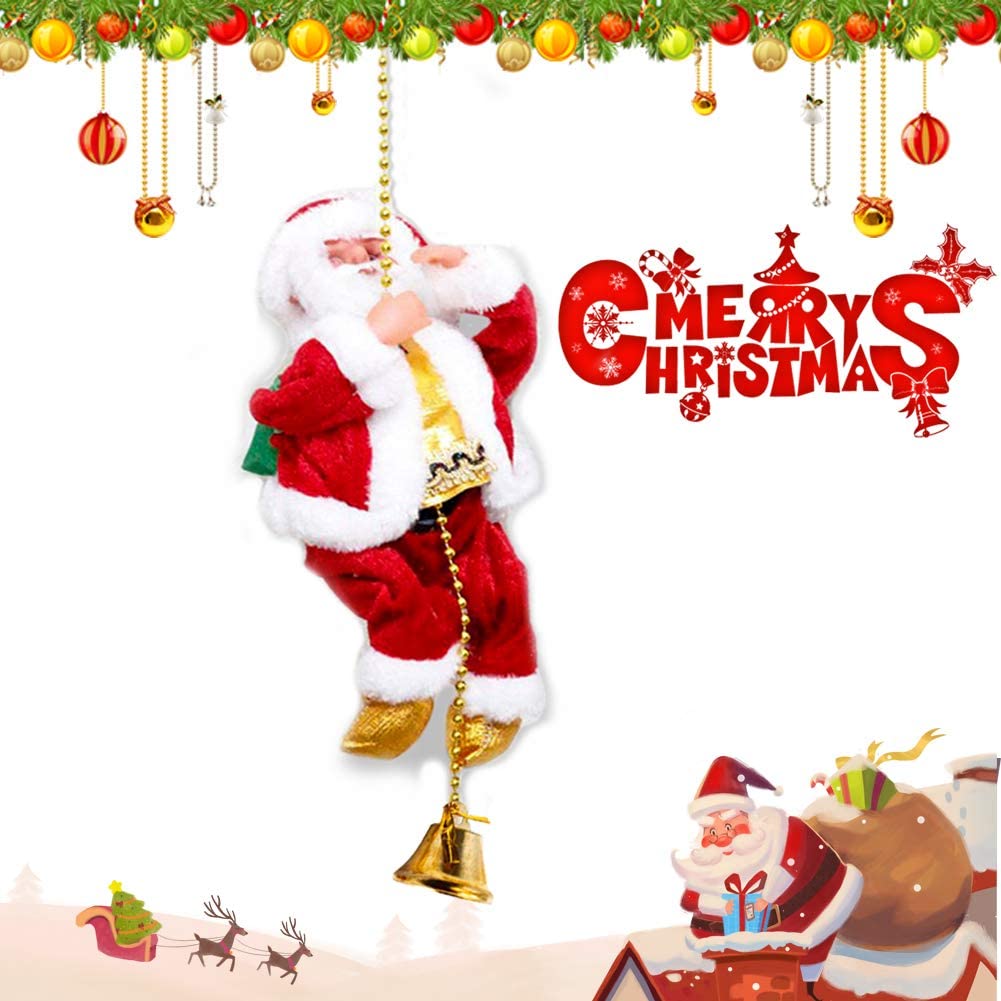 ( 🎉Ankstyvoji Kalėdų akcija - 50 % NUOLAIDA🎄 ) Kalėdų Senelio muzikinė laipiojimo virvė