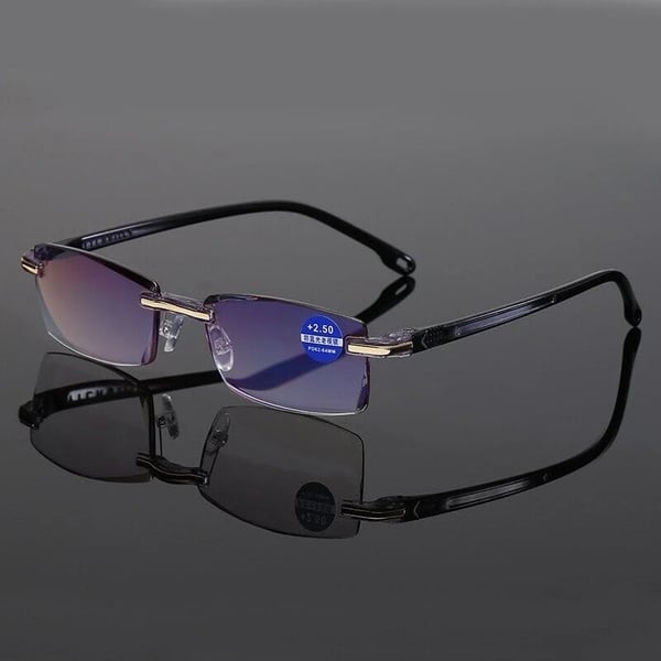 Last Day Promotion 70% OFF - 🔥New Sapphire High Hardness Anti-blue Progressive Far And Near Dual-Use Reading Glasses👓