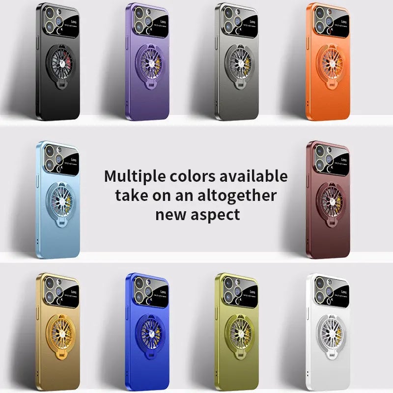 2024 m. naujos serijos iPhone magnetinio giroskopo besisukantis aušinimo laikiklio apsauginis dėklas