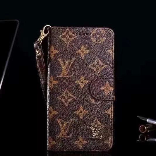 Etui na portfel LV w kolorze brązowym