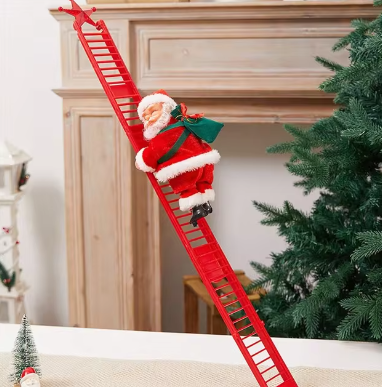 ( 🎉Ankstyvoji Kalėdų akcija - 50 % NUOLAIDA🎄 ) Kalėdų Senelio muzikinė laipiojimo virvė