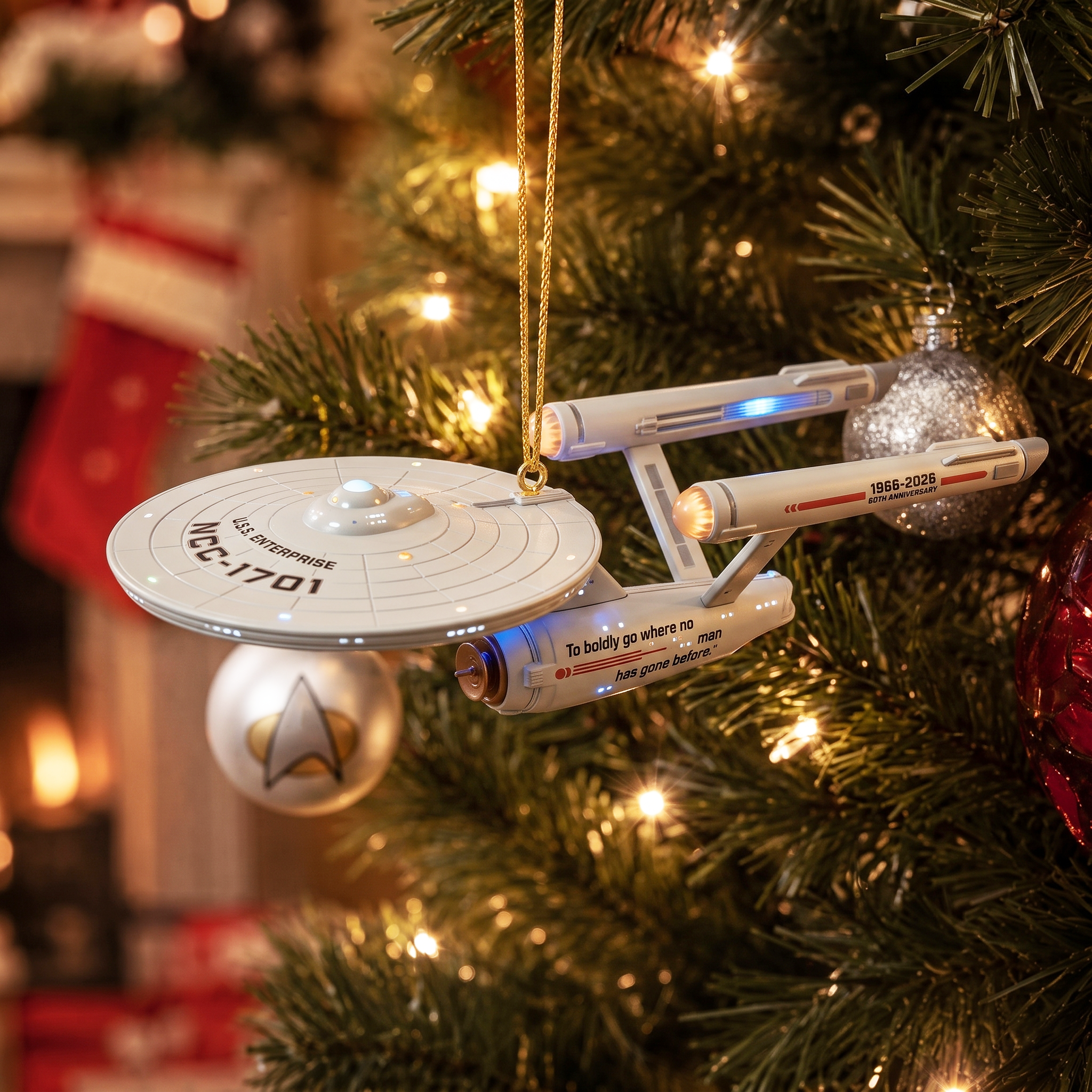 ST 1966–2026 60th Anniversary Christmas Ornament
