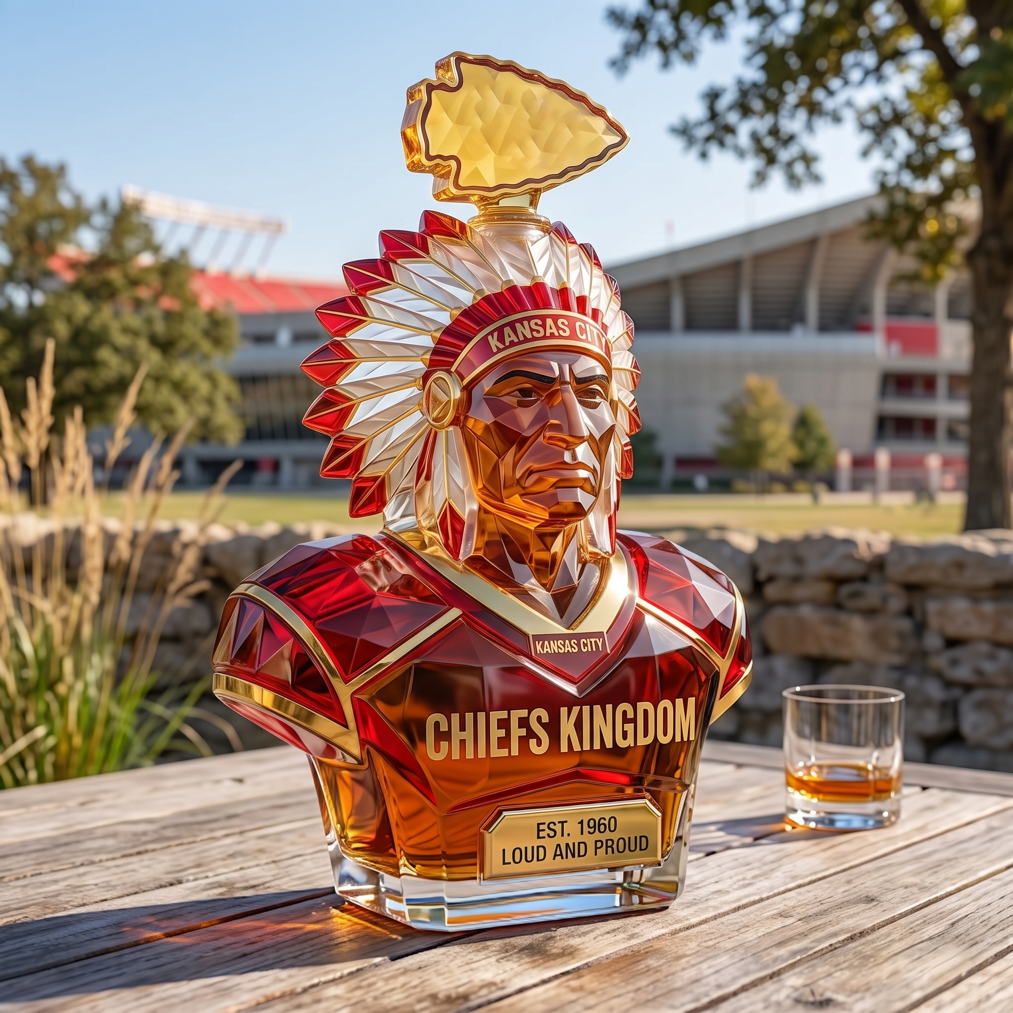 "KC All the Way!" Commemorative Whisky Bottle