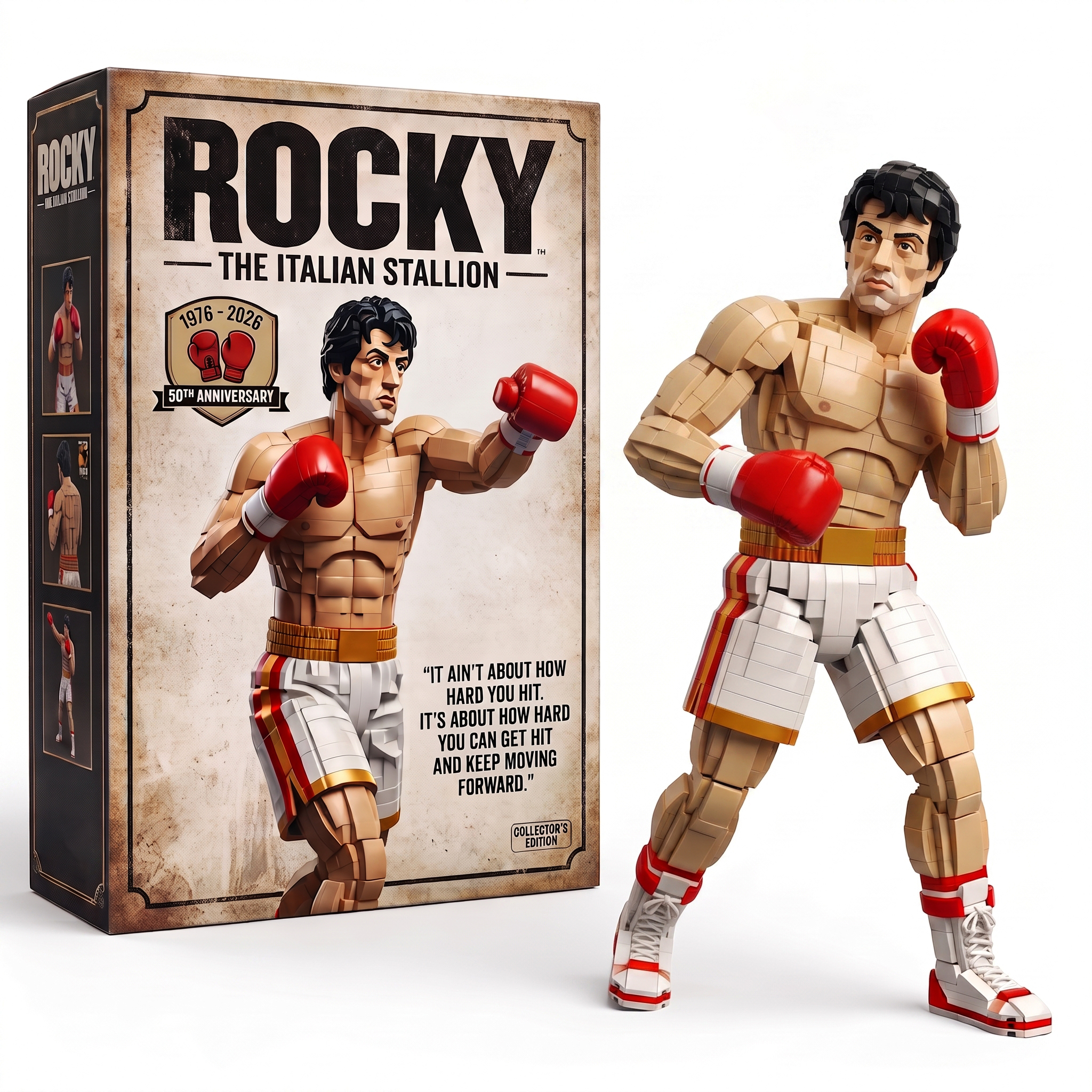 Rocky 1976–2026 50th Anniversary Boxing Building Blocks
