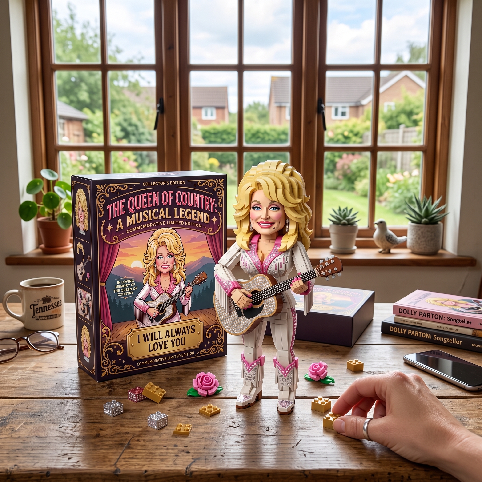 IN LOVING MEMORY OF THE QUEEN OF COUNTRY (1946-2026) Building Blocks