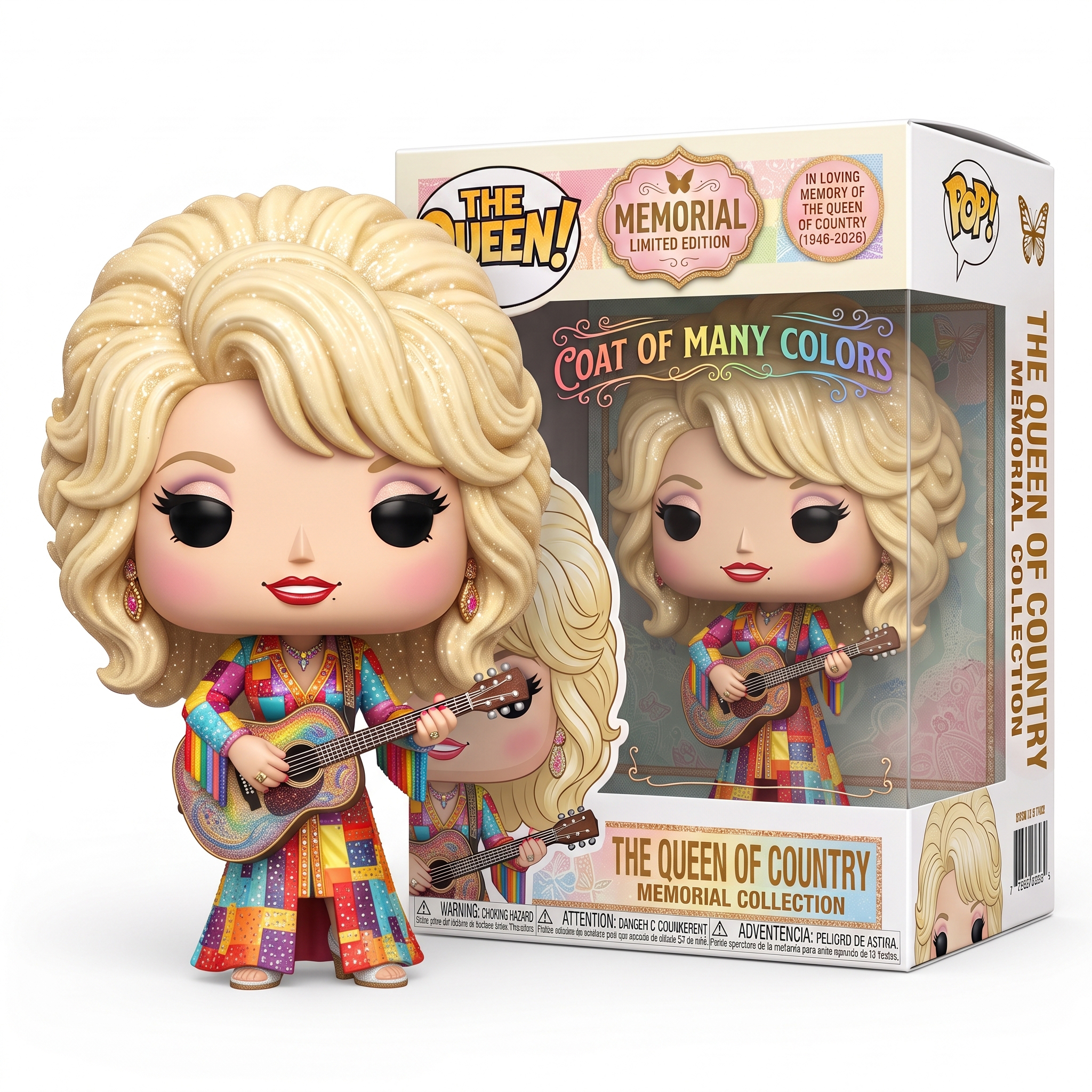 IN LOVING MEMORY OF THE QUEEN OF COUNTRY (1946-2026) Dolls