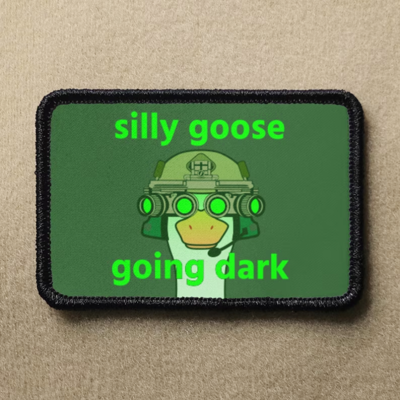 Silly Goose Novelty Hook And Loop Morale Patch PATCHRIOT Collection