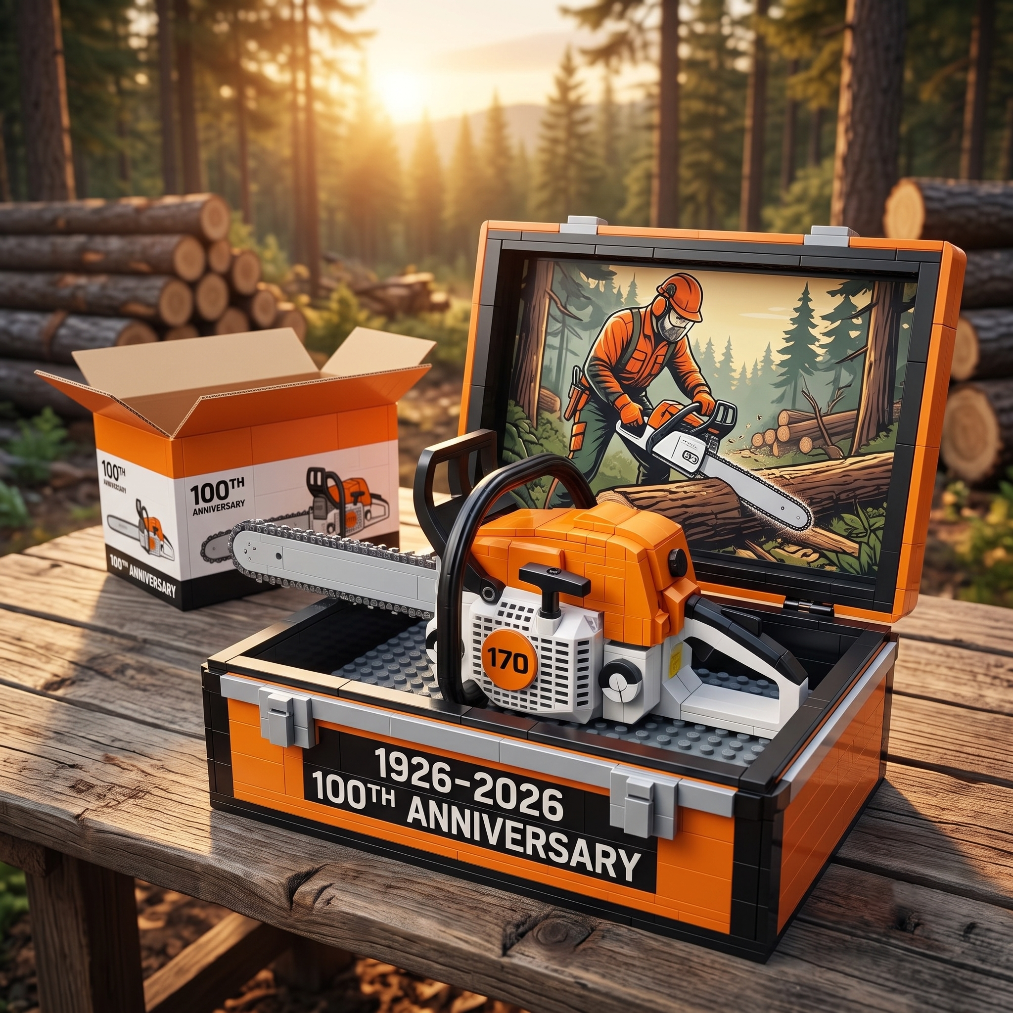 Classic Chainsaw 1926–2026 100th Anniversary Building Blocks