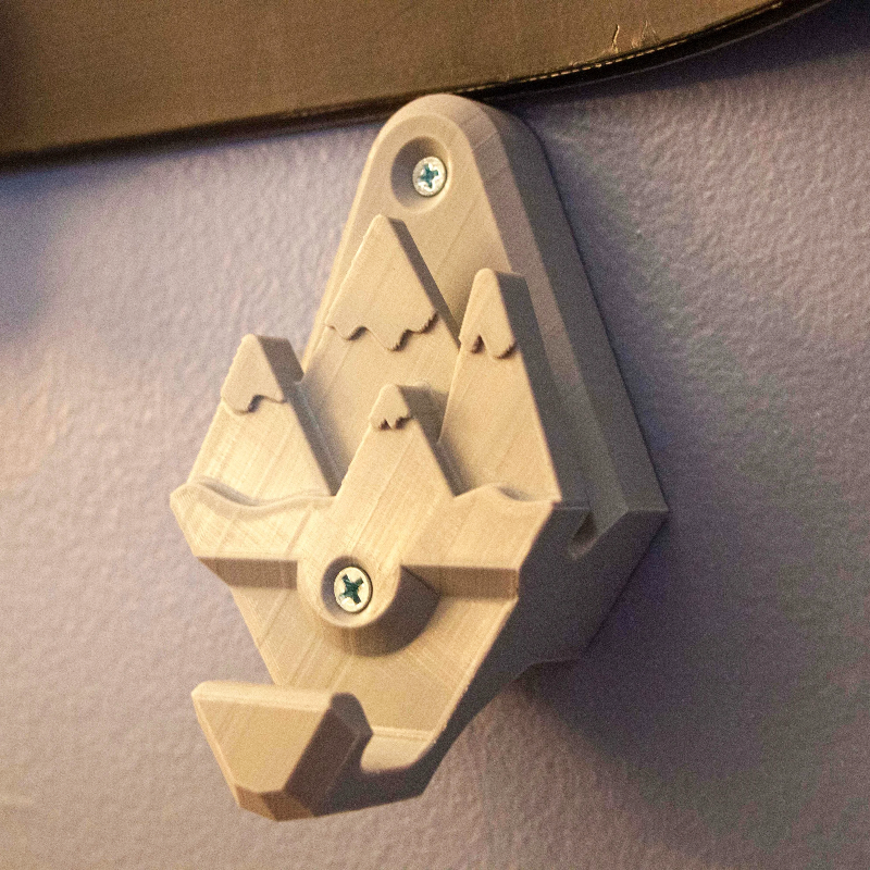 Snowboard Stand--Helmet Hook