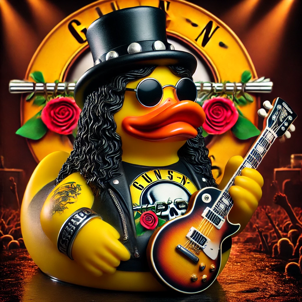 🔥Limited Edition🎁Guns N' Roses Commemorative Duck🦆