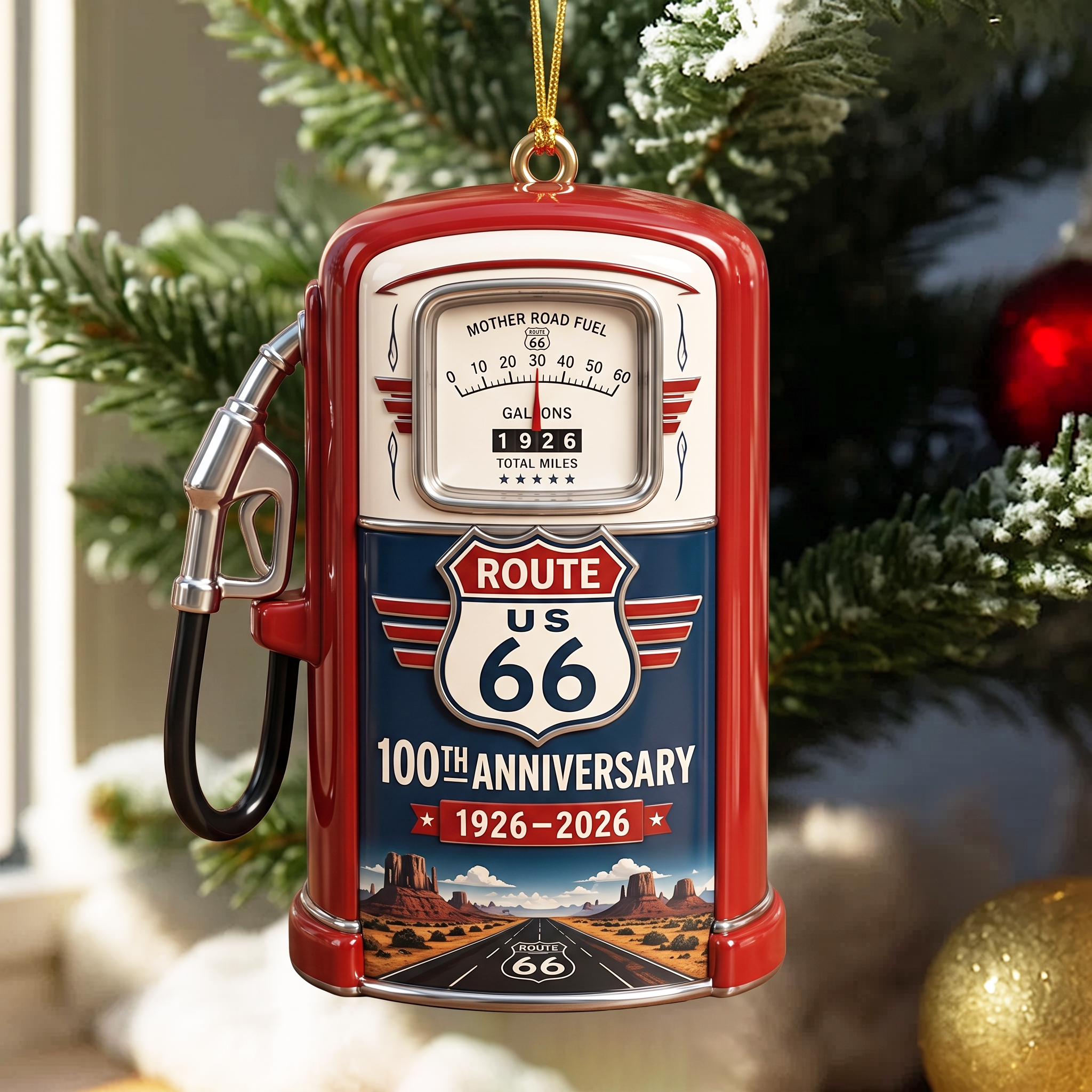 50% off pre-sale: Route 66 (1926–2026) 100th Anniversary Commemorative Ornament