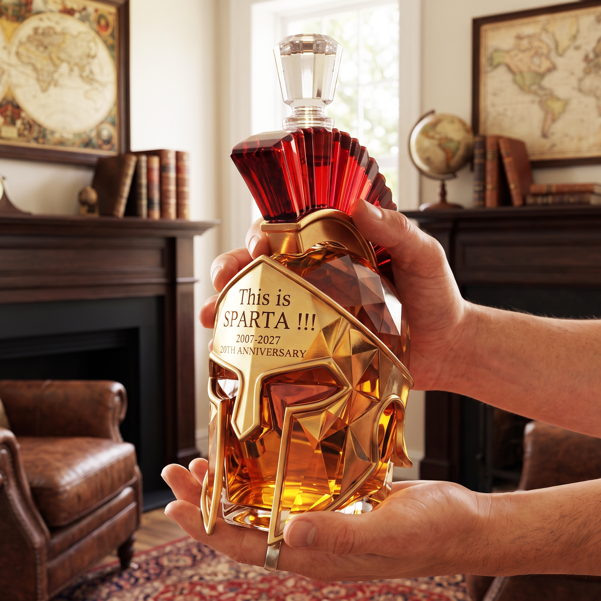 This Is Sparta! 2007–2027 20th Anniversary Commemorative Whisky Bottle