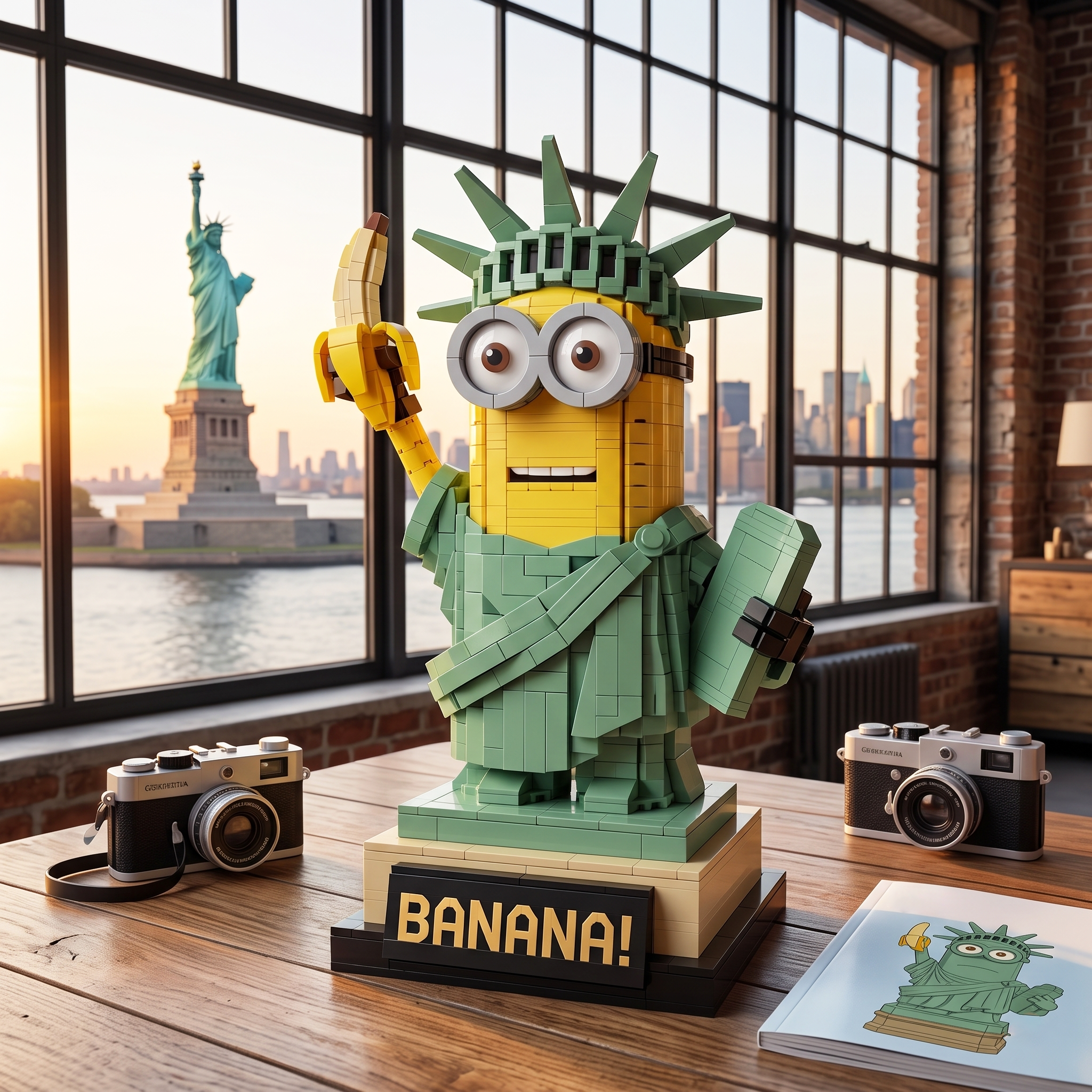 Banana! Statue of Liberty Limited Edition Building Blocks