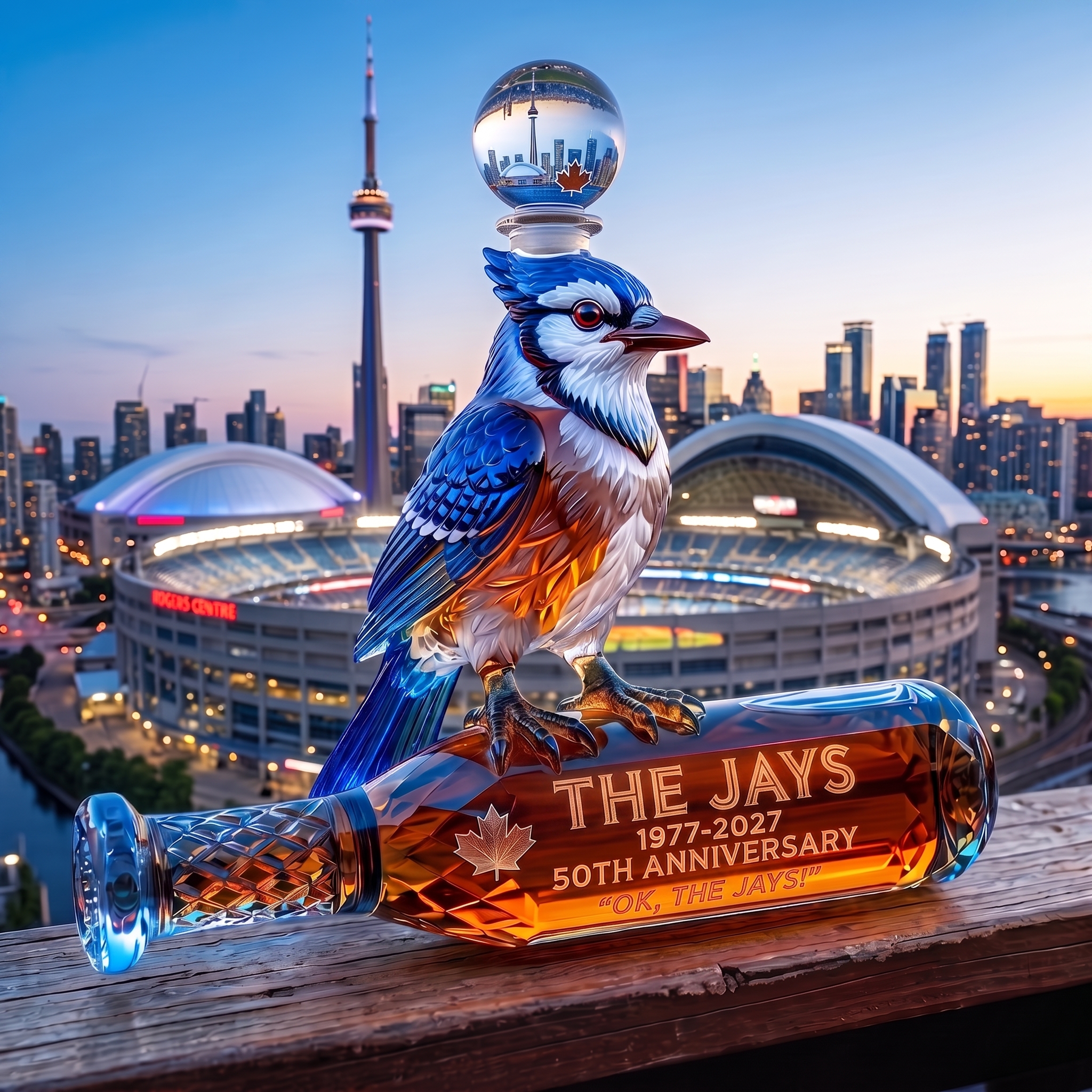 The Jays 1977–2027 50th Anniversary Commemorative Whisky Bottle