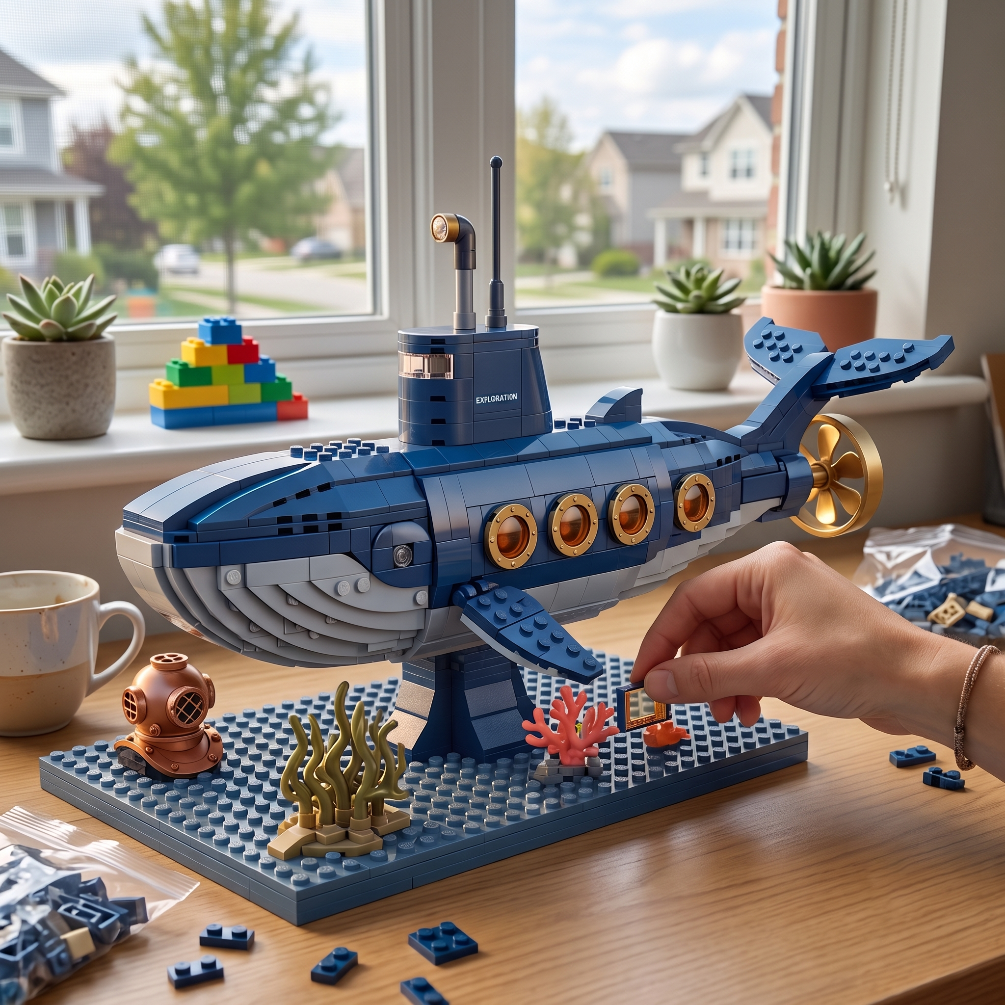 Leviathan Explorer Submarine Building Blocks