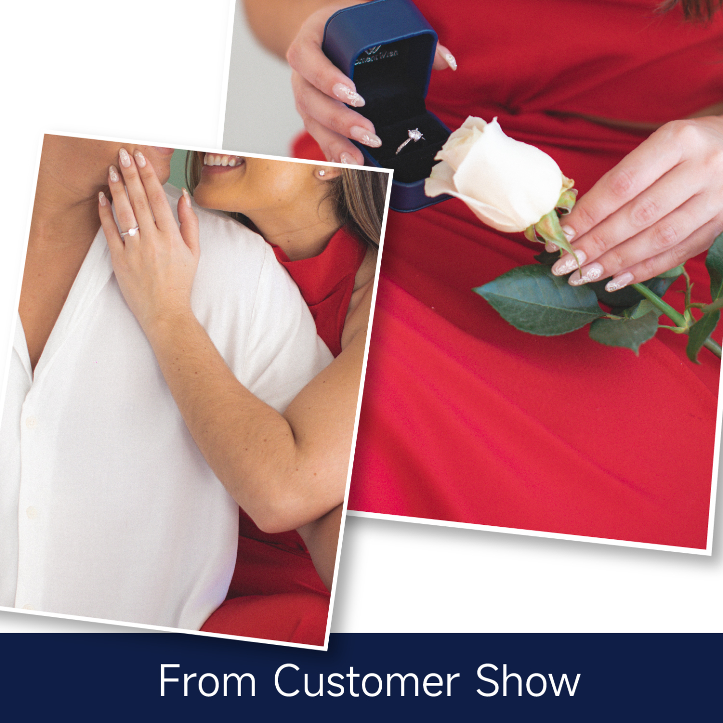 MomentWish Promise Ring for Women,1 Carat Moissanite Engagement Rings for Her S925 Sterling Silver, Simulated Diamond Twisted Vine Rings-Size 7