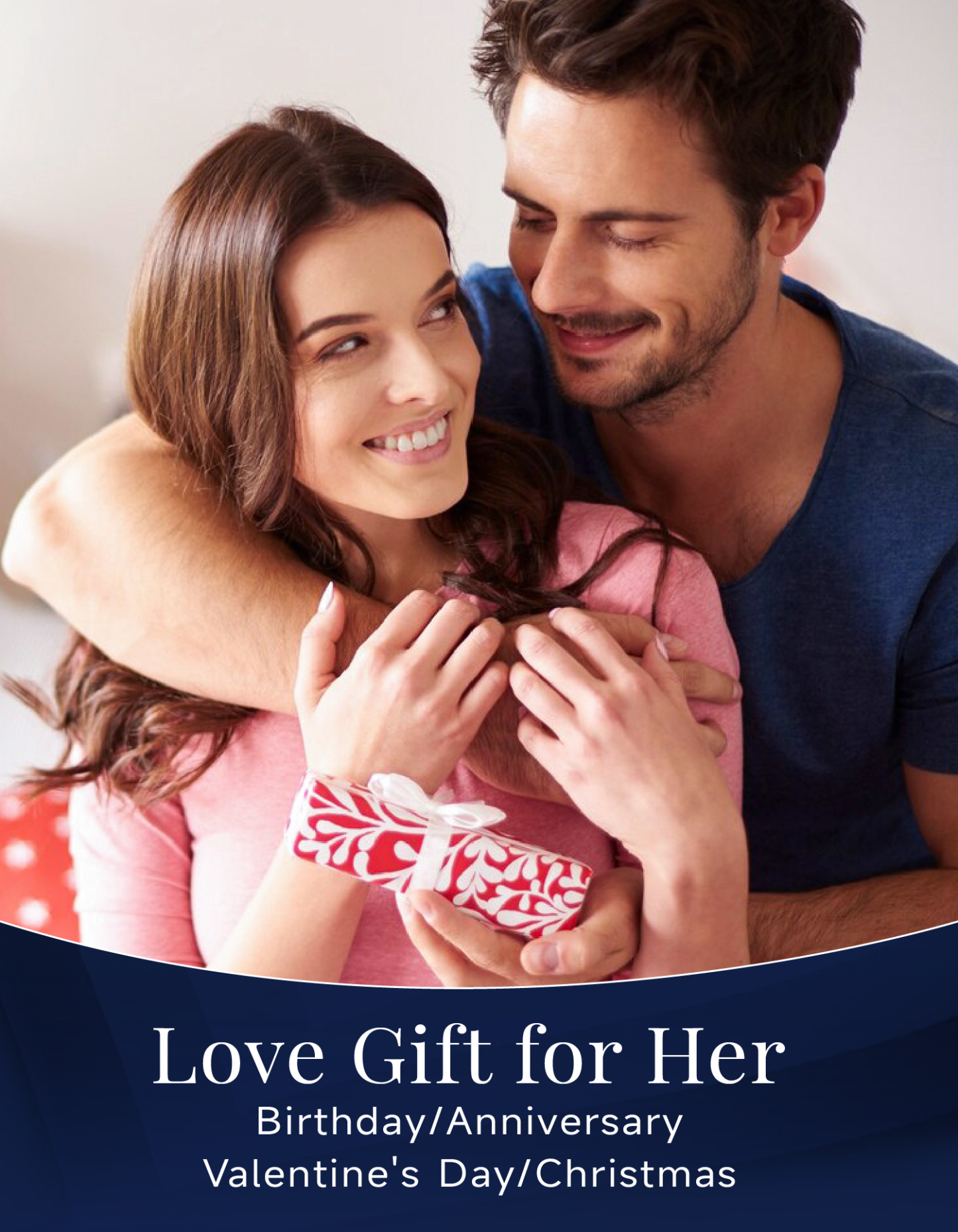 MomentWish Love Knot Necklace, Engagement Wedding Gifts for the Bride, 1Carat Moissanite Diamond Necklaces for Women