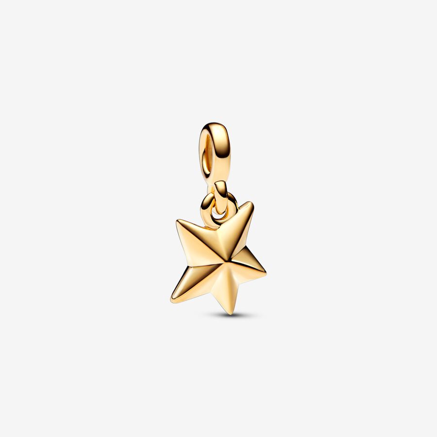 ME Faceted Star Mini Dangle Charm-JewelrYowns