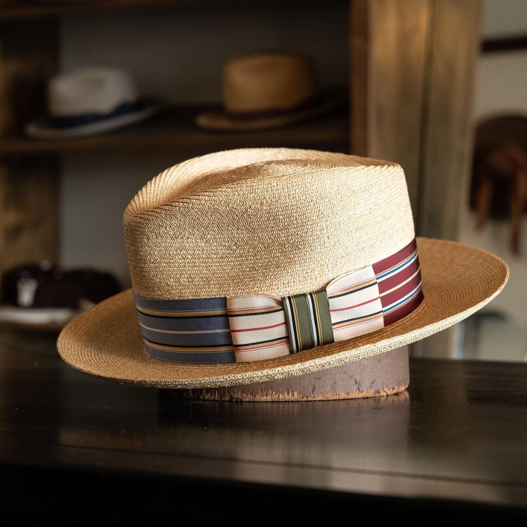 Natural Panama Hat-Ribbons Series
