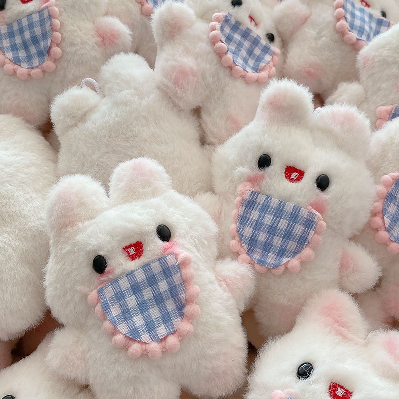 Fluffy Bunny Cute Bag Pendant