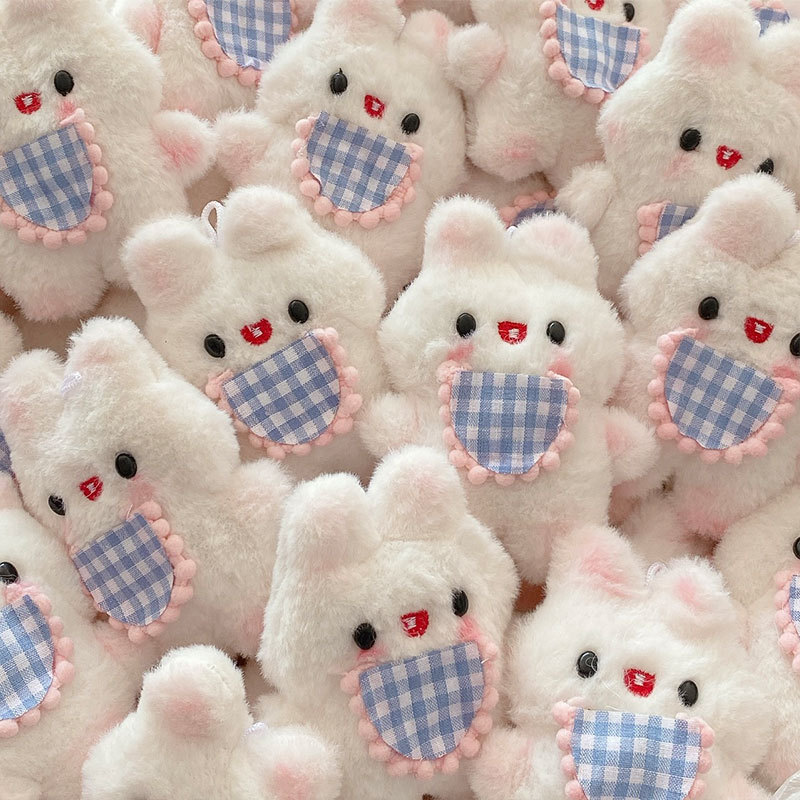 Fluffy Bunny Cute Bag Pendant