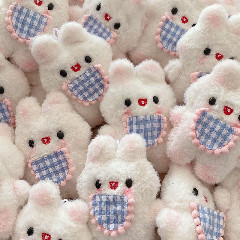 Fluffy Bunny Cute Bag Pendant