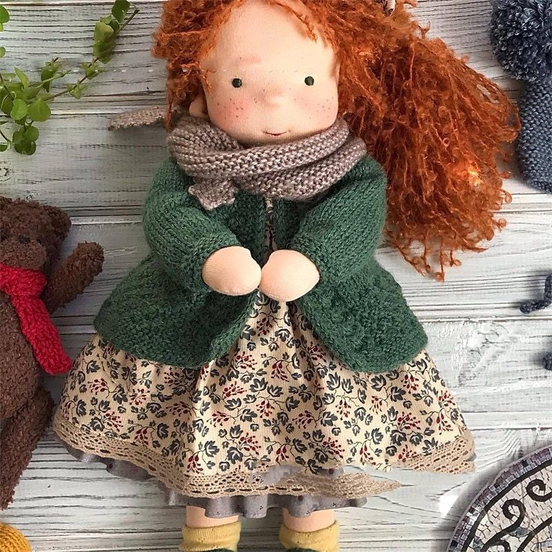 Handmade Waldorf Doll - Sage