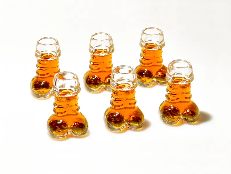 Shot Glasses Set of 6 for Vodka