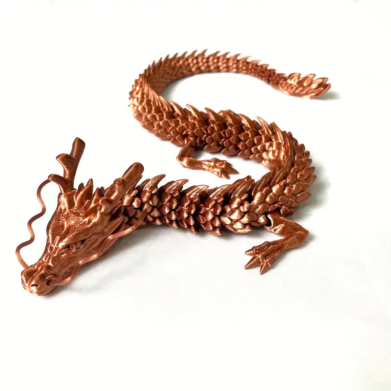 3D Printed All-in-one Shape Chinese Dragon