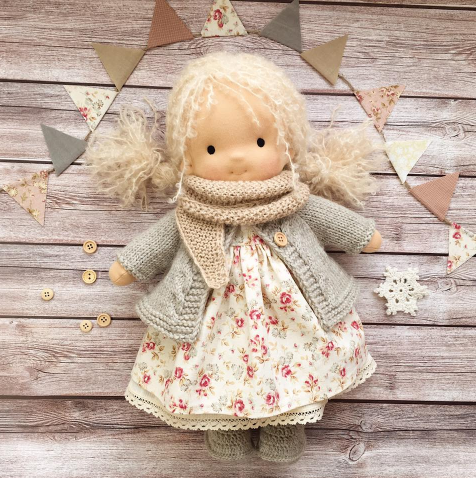 Handmade Waldorf Doll - Christine