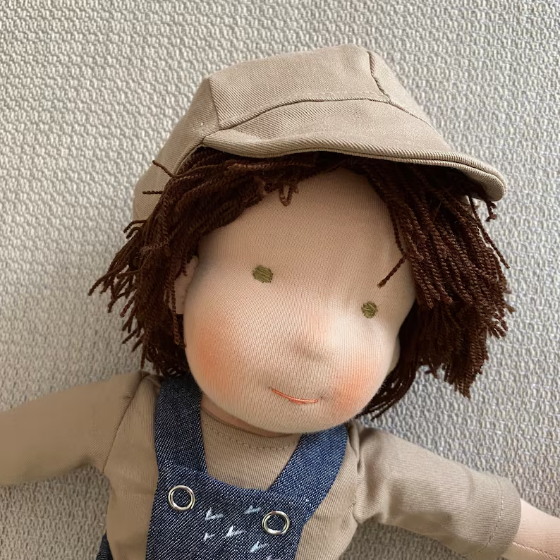 Handmade Waldorf Boy Doll - Logan