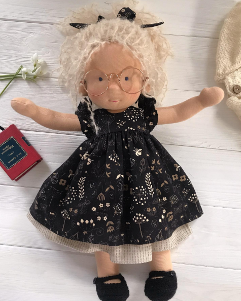 Handmade Waldorf Doll - Cora