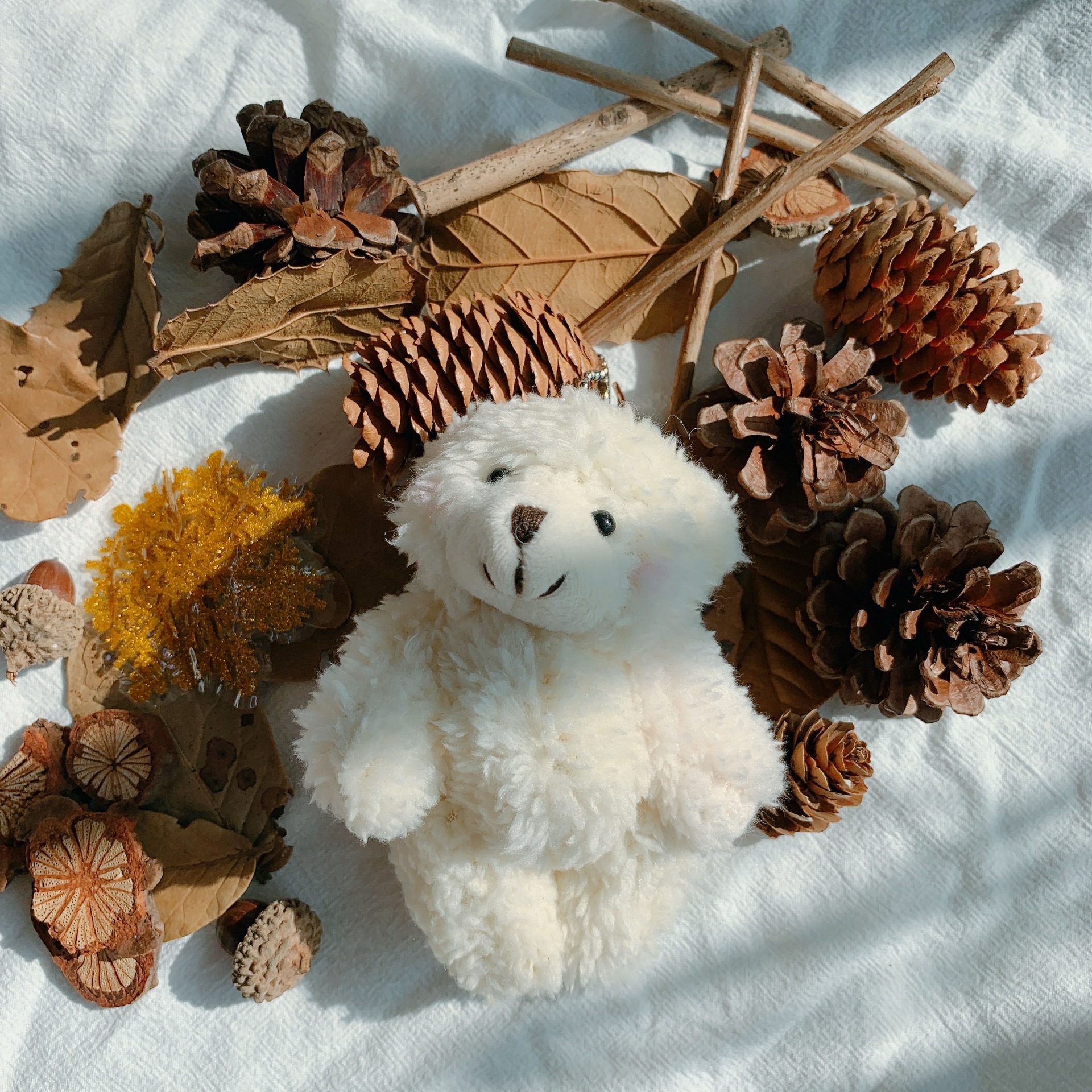 12cm Christmas Bear Plush Toys Cute Bear