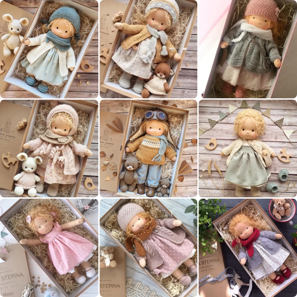 👧Last Day 🔥49%OFF! licemere™ Handmade Waldorf Doll